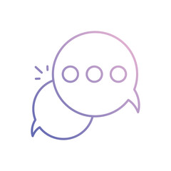Chat Bubble  vector icon