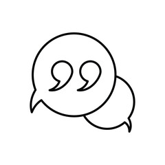 Quote  vector icon