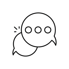 Chat Bubble  vector icon