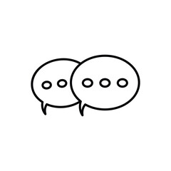 Good Chat vector icon