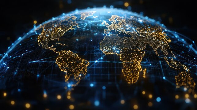 Global Network Data Flow, Digital Earth
