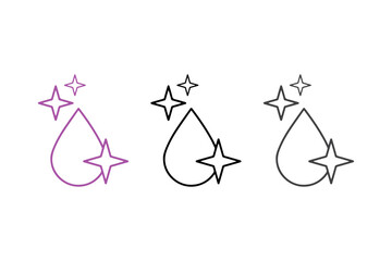 Detergent, brilliance vector icon. Simple element illustration from UI concept.