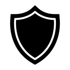 Shield Glyph Icon Design