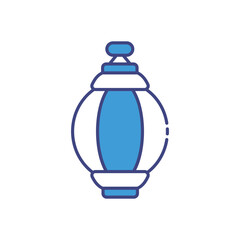 Islamic Lantern icon vector stock illustration