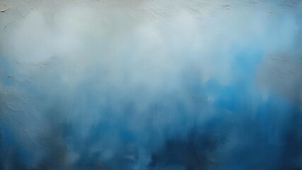 Fototapeta premium A textured abstract painting in soothing blue hues