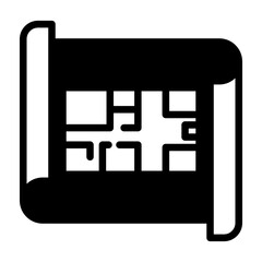 Map Glyph Icon Design