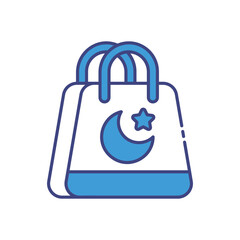 Bag icon vector stock illustration