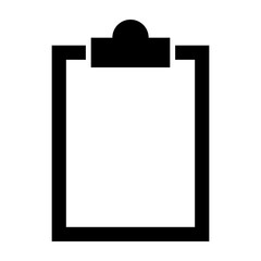 Clip Board Glyph Icon Design