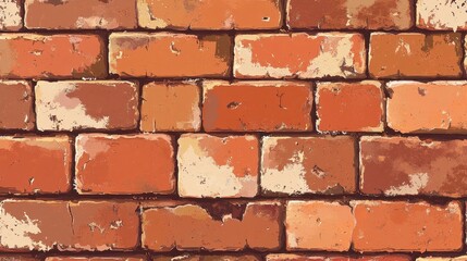 Obraz premium Weathered Brick Wall Texture Image