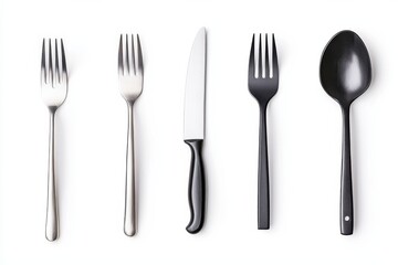 Sleek and Modern Professional Kitchen Utensils Arrangement A Minimalist Display of Essential Cooking Tools for Restaurants Catering and Culinary Professionals