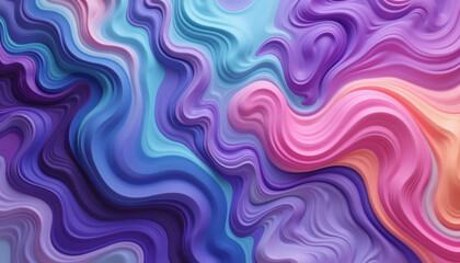 Fototapeta premium Colorful abstract swirls of purple and pink, creative expression