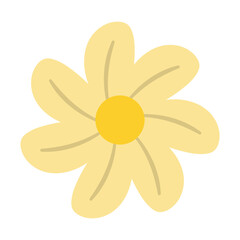 Flower icon vector. Garden illustration sign. Flora symbol or logo.