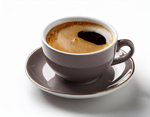 Obraz premium coffee cup isolated on a white background