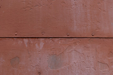Rusty background, metal texture. Metal oxidizes with age. Rusty surfaces. Close-up from above.