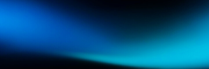 Modern Abstract Gradient Background &ndash; Black, Dark Blue, Green, Teal, Mint & Turquoise with Neon Glow & Metallic Effect