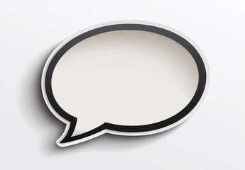 Chat icon with a transparent backdrop