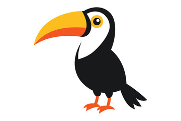 Obraz premium toucan bird isolated on white background