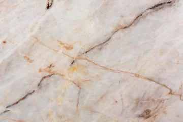 Fotobehang New marble texture in elegant beige hue. © Dmytro Synelnychenko