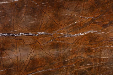 Fotobehang White Fire - marble background, texture in excellent brown color for new design project. © Dmytro Synelnychenko
