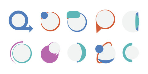 Infographic Circle Element Vector