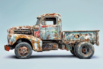 Obraz premium The rusty truck