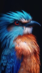 Fototapeta premium Spectacular Vivid Colored Bird Portrait