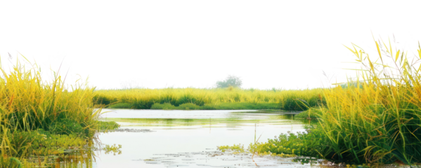 PNG Silence river and yellow and green grass field landscape nature vegetation outdoors.