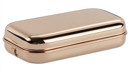 Elegant Rose Gold Decorative Storage Box for Jewelry and Keepsakes