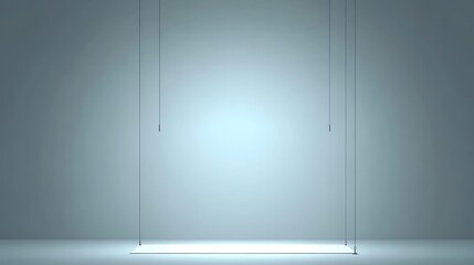 Minimalist empty stage, spotlight