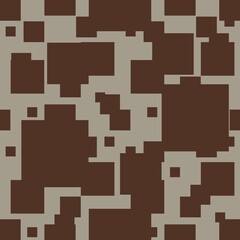 Abstract Brown Geometric Seamless Pattern Big Design on pastel gray Backgrounds