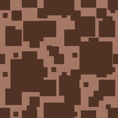 Abstract Brown Geometric Seamless Pattern Big Design on Mocha Mousse Backgrounds