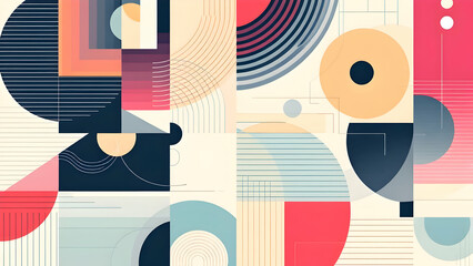 Geometric Patterns - Repeating shapes and lines for modern and abstract designs.