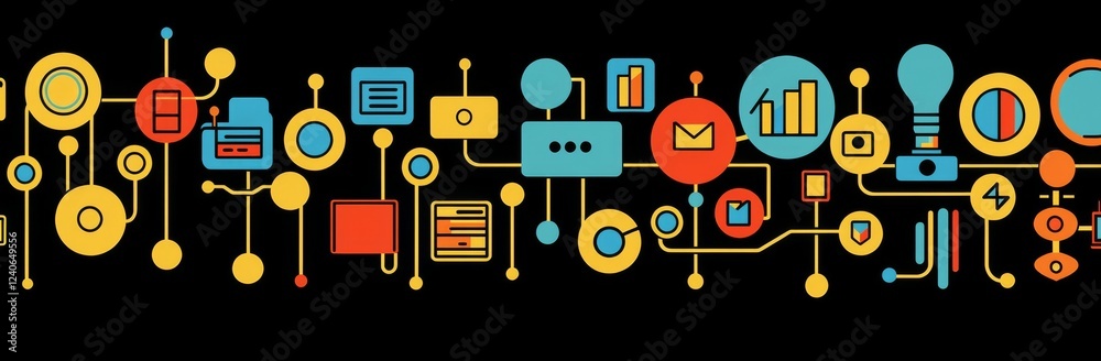 Poster **concept of technical support and customer service. internet network technology. a software enginee