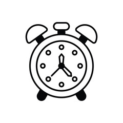 Alarm Clock icon vector stock illustration