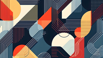 Geometric Patterns - Repeating shapes and lines for modern and abstract designs.