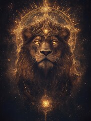 lion in the night