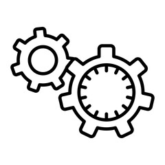 Hand Stop Gesture.line