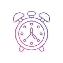 Alarm Clock icon vector stock illustration