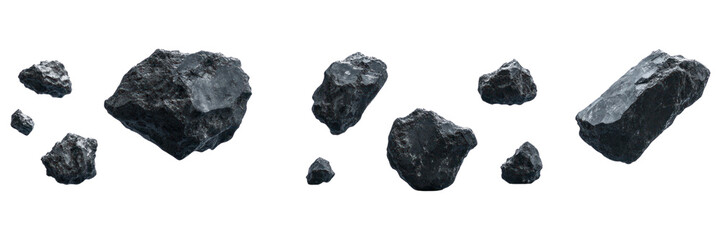 PNG Meteorites floating rock anthracite levitating.