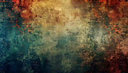 Fototapeta premium Abstract textured background showcasing vibrant colors blending harmoniously, ideal for creative projects