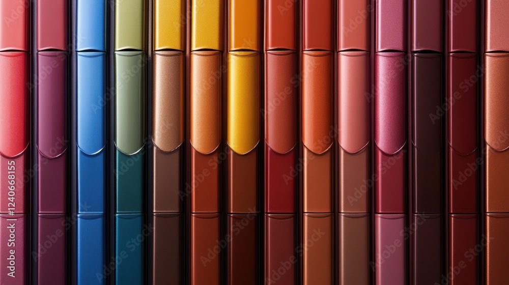 Poster a vibrant bar graph comparing preferences for metallic versus matte lipsticks