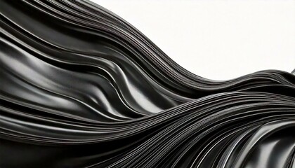 wavy silver organic shape metal metallic isolated on white background wave liquid fluid reflected reflection on a shiny surface