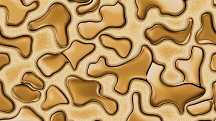 Stunning Gold Liquid Abstract Design.  A mesmerizing gold liquid pattern with a unique abstract style.  Perfect for graphic design, wallpaper, or art projects.