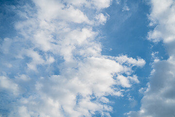 blue sky with clouds
