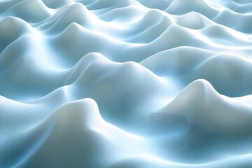 Obraz premium Abstract Blue Wave Pattern - Tranquil Ocean Inspired Design for Backgrounds and Textures