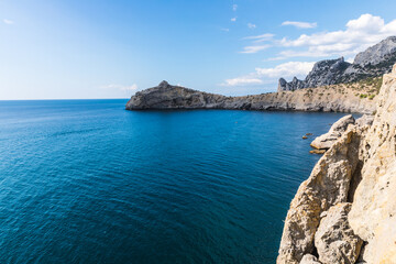 Views from the Golitsyn Trail - a mountain trail carved on the slope of Mount Koba-Kaya, located...