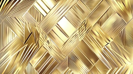 Obraz premium Stunning Gold Geometric Architectural Design