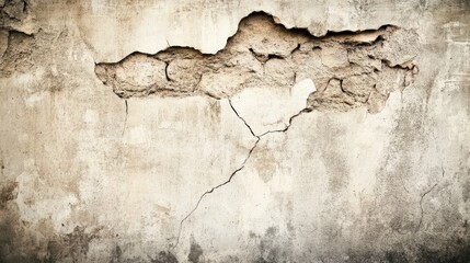 Obraz premium Aged Cracked Concrete Wall: A Timeless Architectural Masterpiece