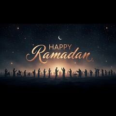 Naklejka premium 🌙✨ Ramadan Mubarak ✨🌙