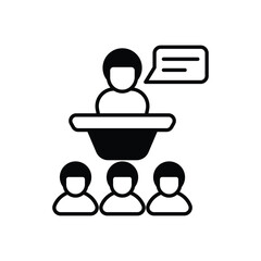 Confernce vector icon